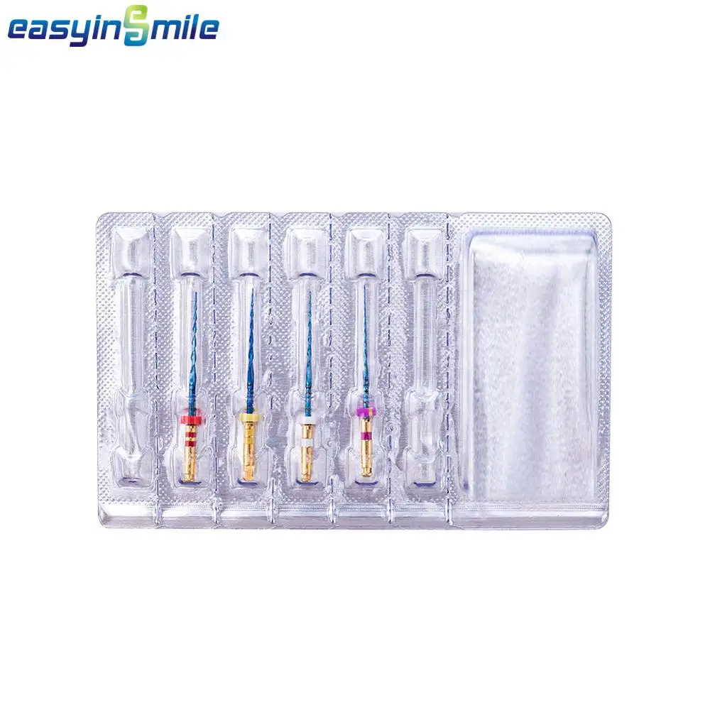 EASYINSMILE стоматологический Эндодонтический инструмент NITI вращающиеся напильники