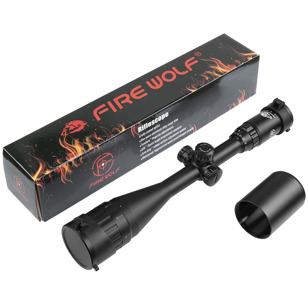 Охотничья снайперская винтовка FIREWOLF 4 16X50 тактический Оптический красный зеленый