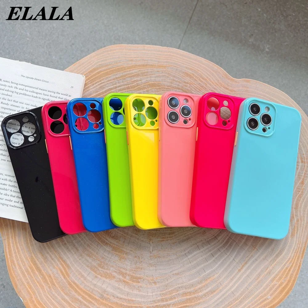 

Back Cover Case for iPhone 13 12 11 Pro Max SE 2020 XS XR 6 7 8 Plus Glossy Soft TPU Glitter Shockproof Precision Hole Coque