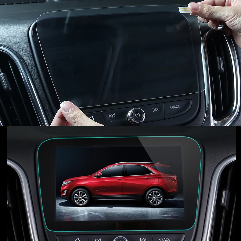 Для Chevrolet Equinox 2017 2020 8 дюймов автомобиля HD GPS навигации Экран Сталь защитная пленка