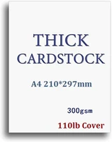 size a4 300gsm plain blank white matte thick card paper cardstock craft papers 103050 you choose quantity