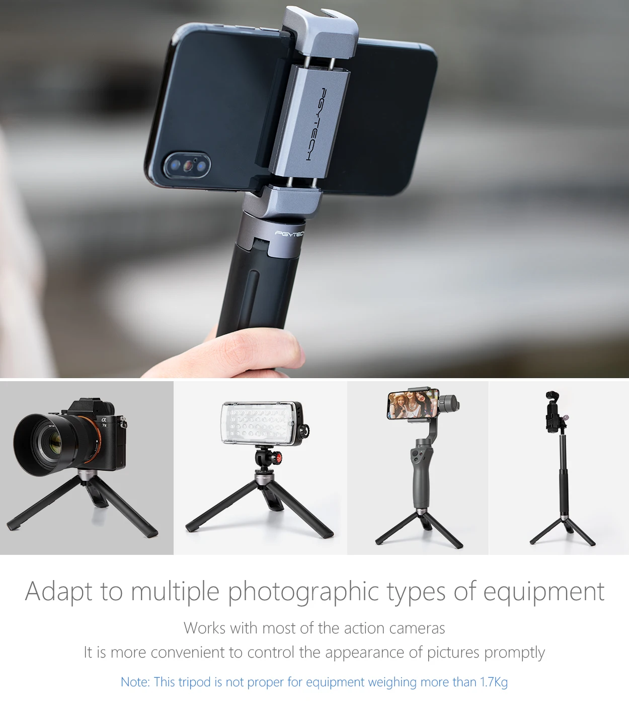 Настольный мини-штатив для DJI OSMO Mobile 3 PGYTECH