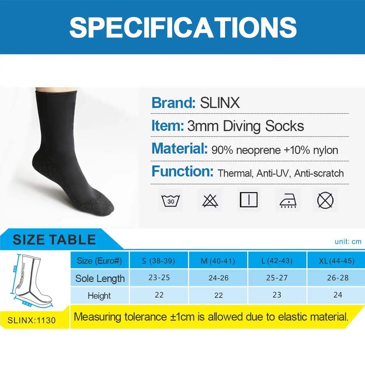 

3mm Neoprene Diving Socks Swim Water Boots Non-slip Beach Boots Wetsuit Shoes Warming Snorkeling Diving Surfing Socks For Adults