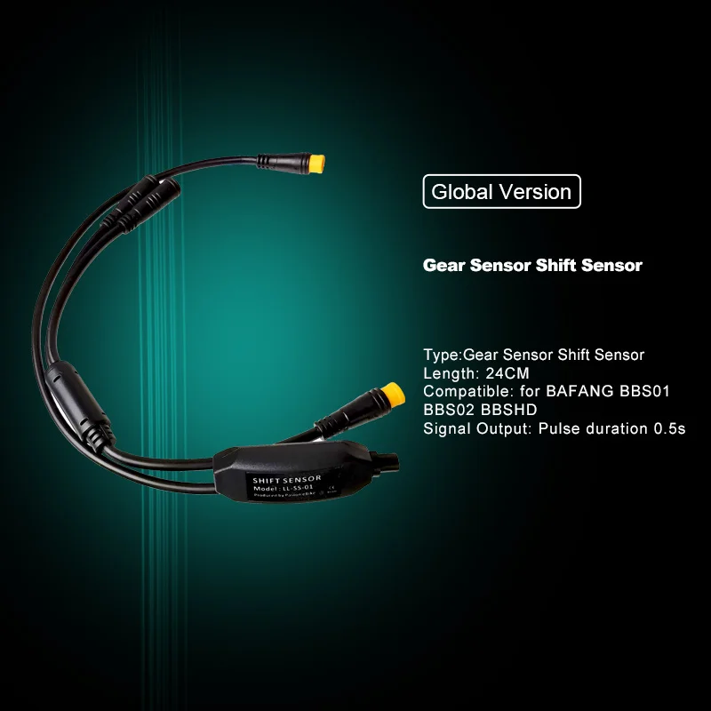 Среднего двигателя Шестерни Сенсор для BAFANG BBS01 BBS02 BBSHD 3 Pin в один разъем 24 см