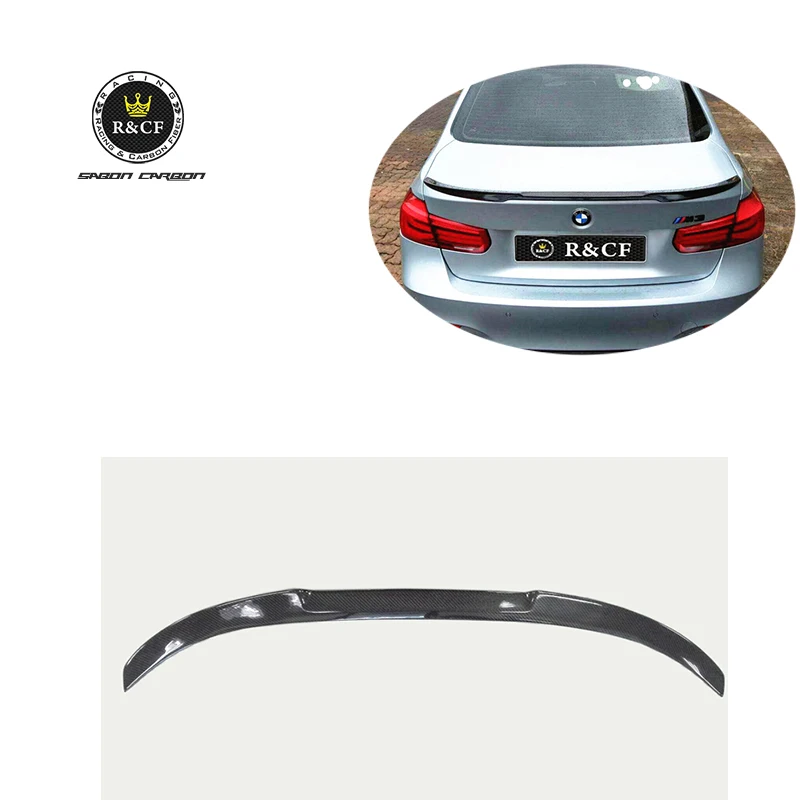 

For BMW F80 M3 carbon fiber rear trunk lid spoiler M4 style