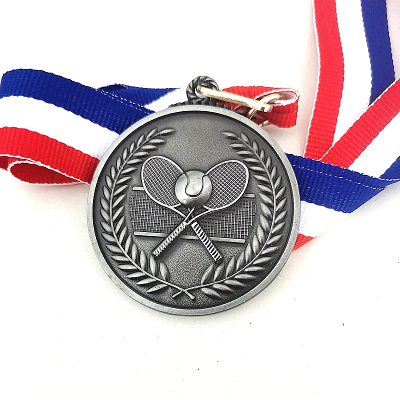 Медали для соревнований по теннису 4 цвета сувенирные фанаты Официальный