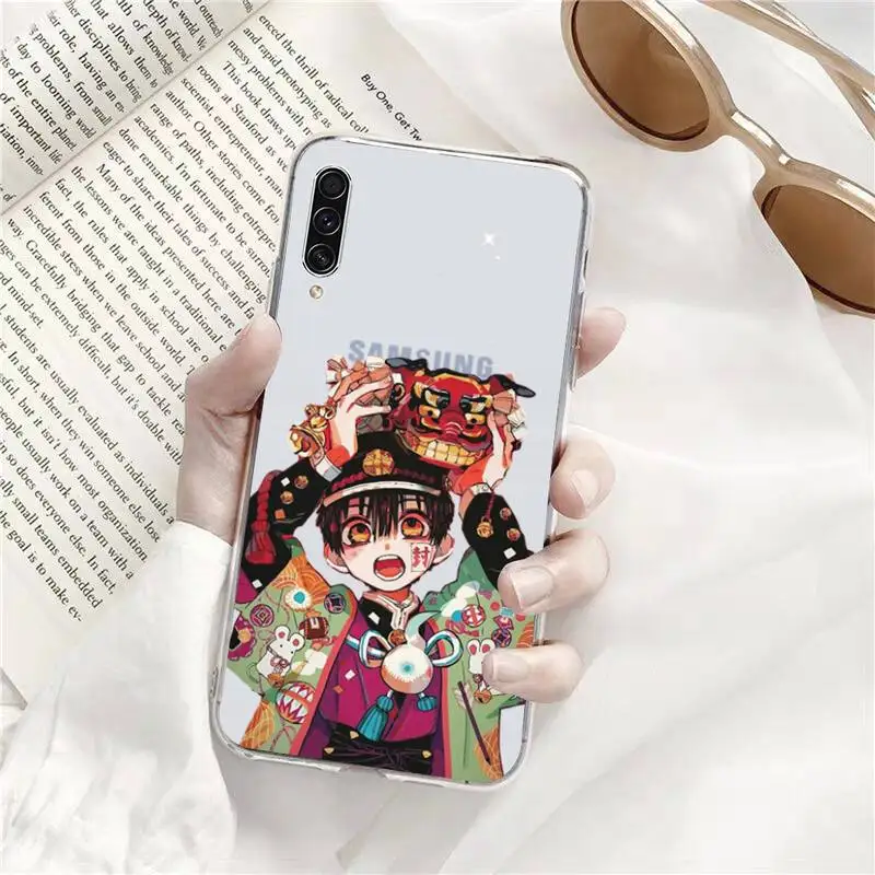 

Anime Toilet Bound Hanako Kun Phone Cases Transparent For Samsung Galaxy A71 A21s S8 S9 S10 plus note 20 ultra