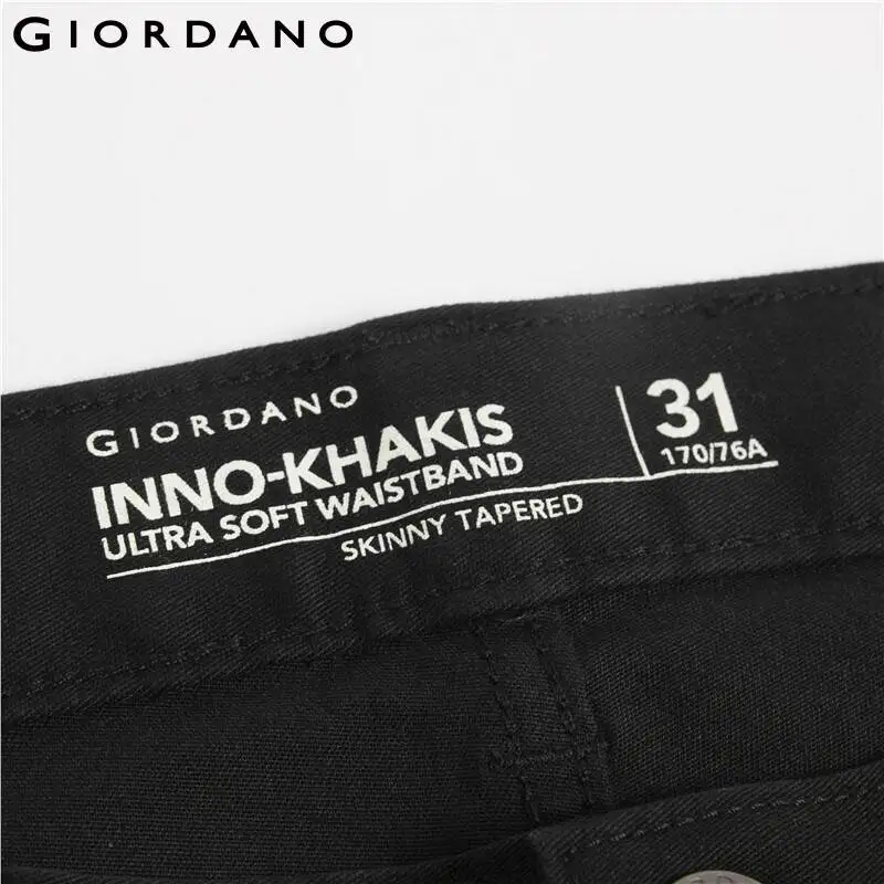 Giordano мужские стрейчевые повседневные джинсовые брюки из натурального хлопка на
