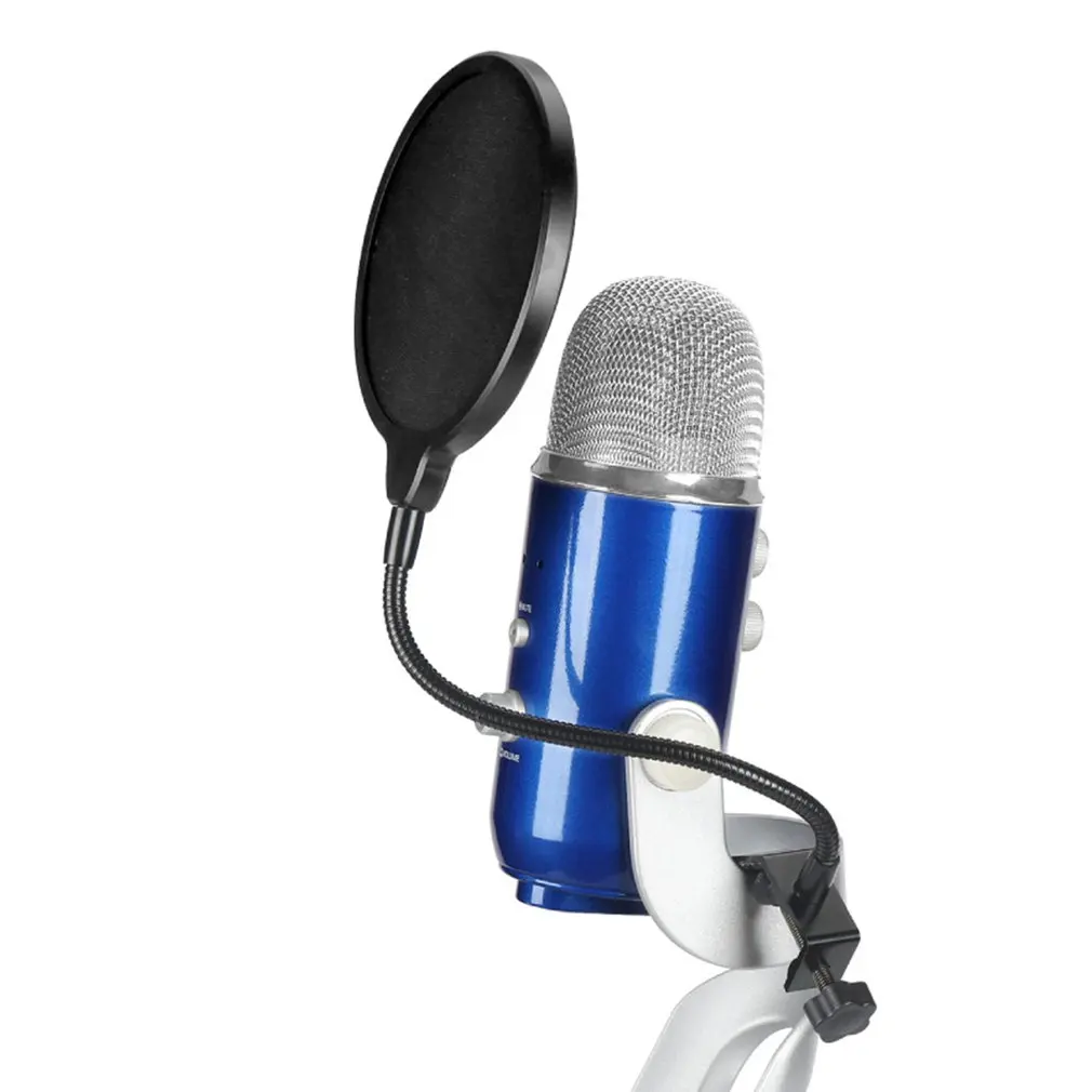 For Yeti Dedicated Microphone Pop Filter Large Double-Layer U-Type Recording With Anti-Spray Spray Network | Электроника