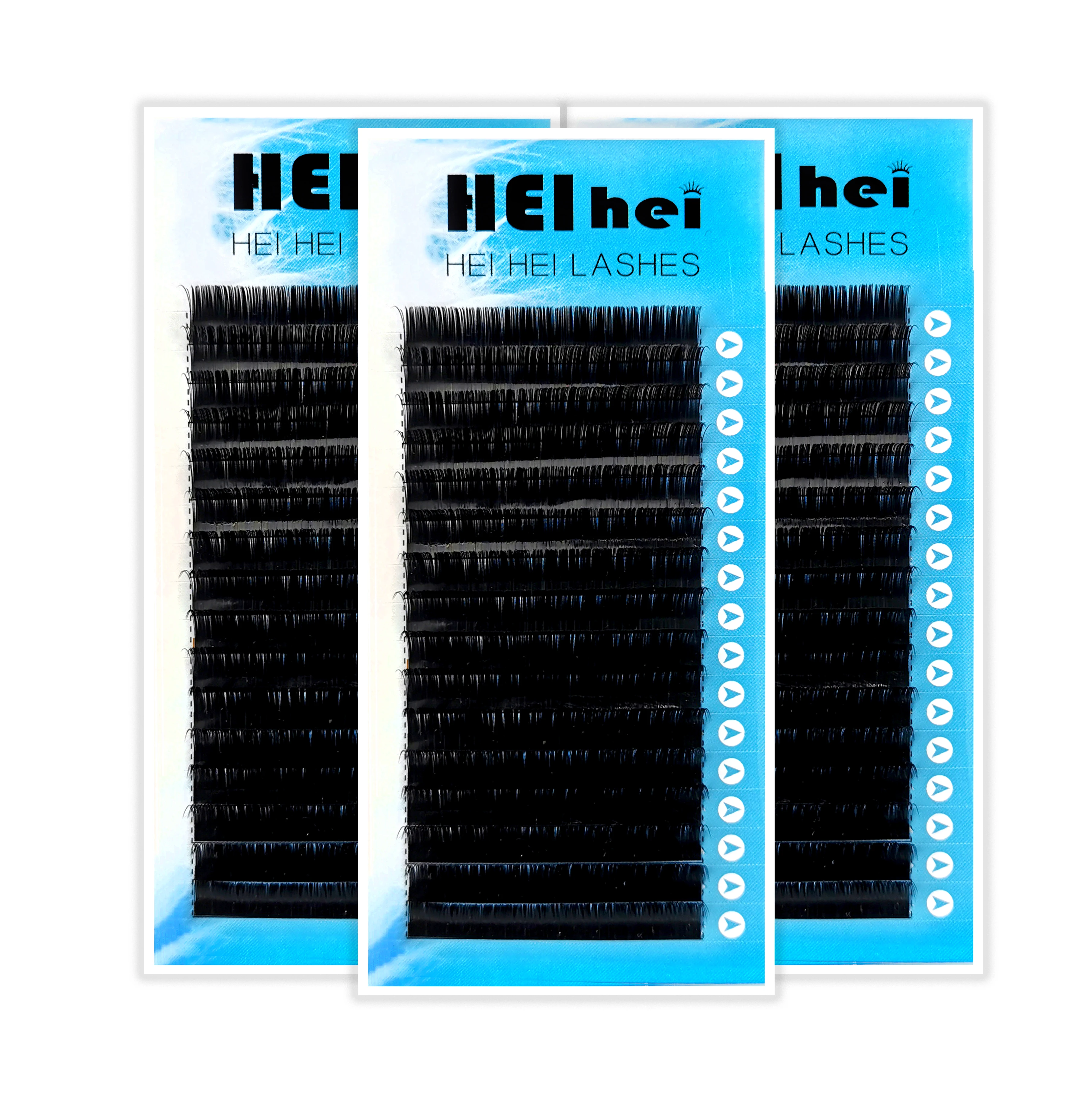 Ресницы для наращивания из искусственной норки 3 пары 16 линий|Накладные ресницы| |