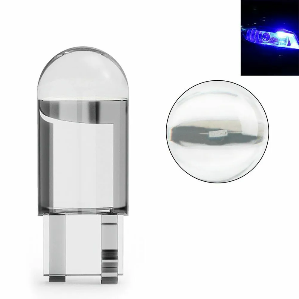 

10PCS W5W LED Bulb T10 12V 4W 400lm Car LED Lights COB Glass Auto License Plate Lamp Dome Read DRL Bulb Equippments Parts