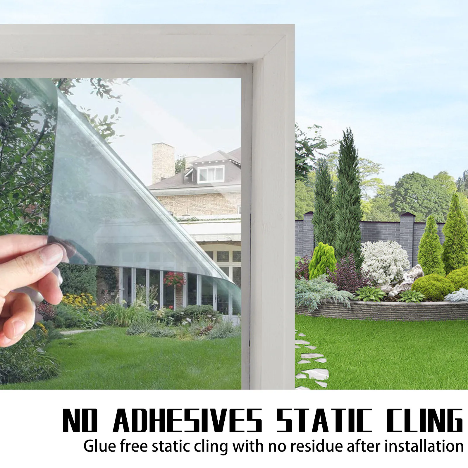 Пленка для защиты окон Солнцезащитная зеркальная отражающая тонировка