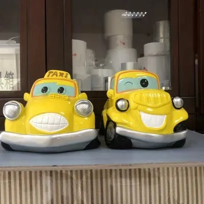 Мультяшная копилка кавайная полимерная игрушка настольное украшение для дома