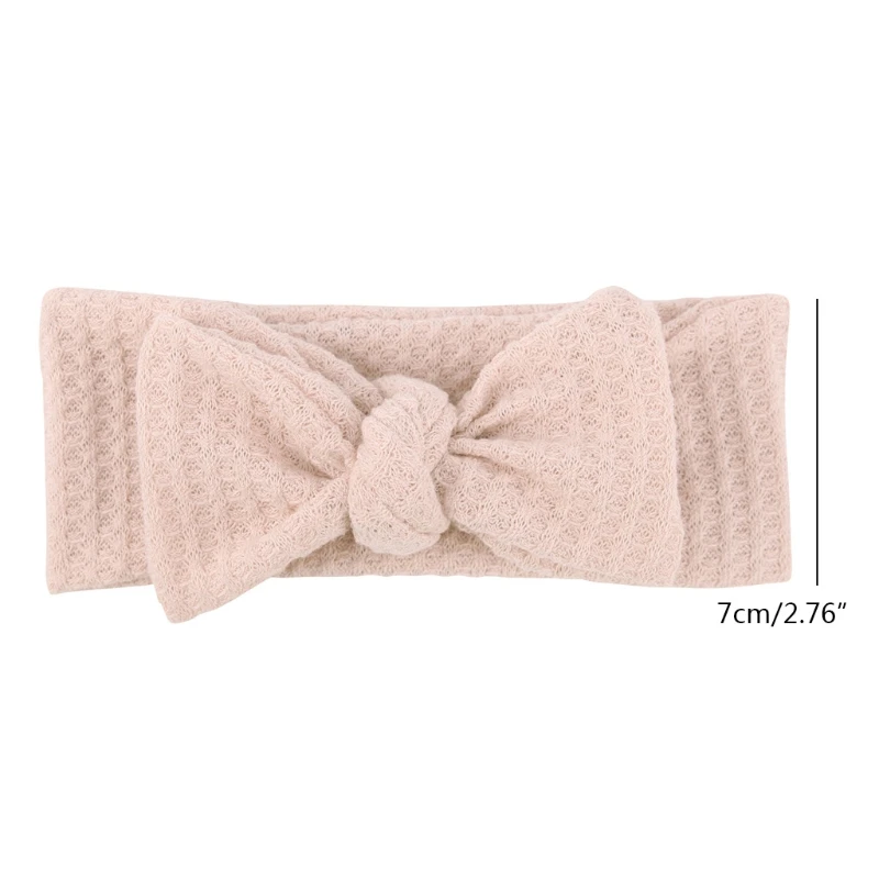 

Newborn Bow Headwrap Girl Headband Bow Knot Hair Band Infant Hair Elastic Turban