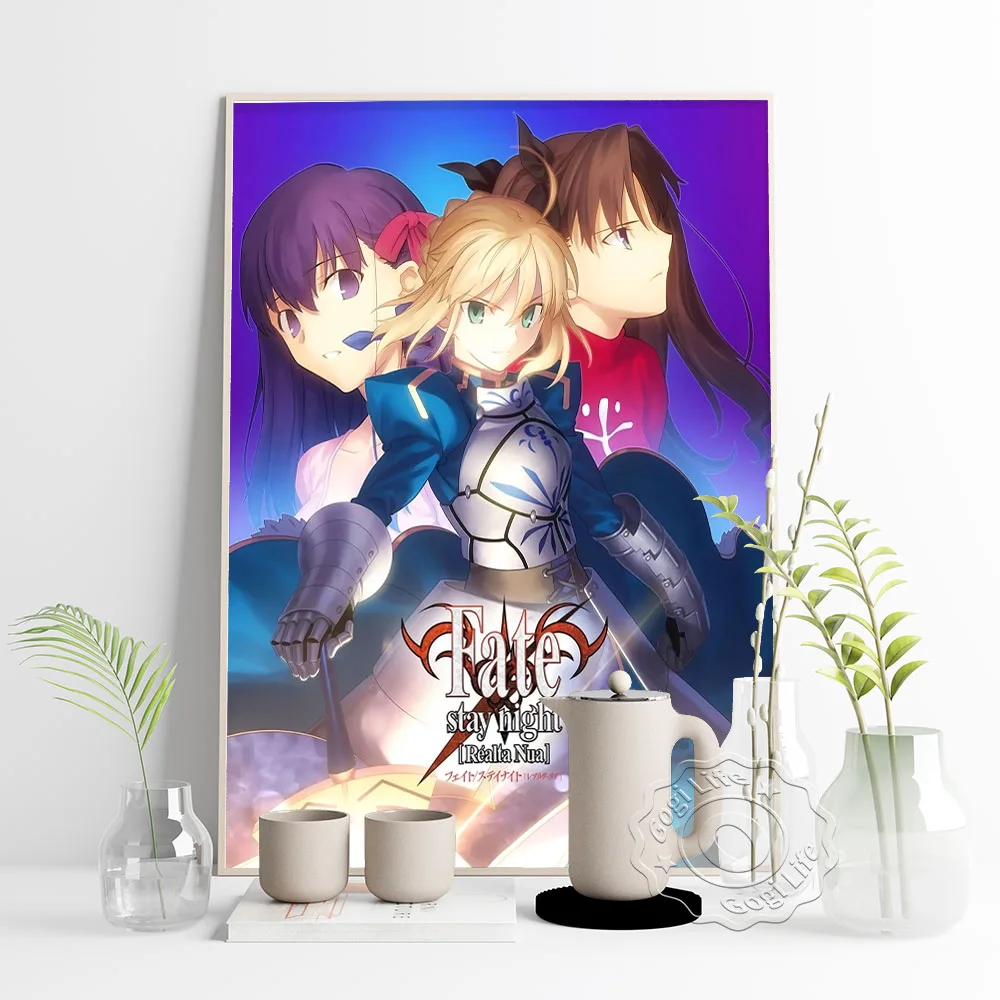 Плакат Картина на холсте Fate Stay Nigh коллекция подарков для фанатов Настенный декор