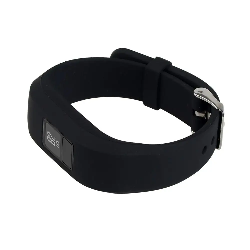 Силиконовый ремешок для смарт-часов Garmin Vivofit 3 JR сменный Браслет с металлической
