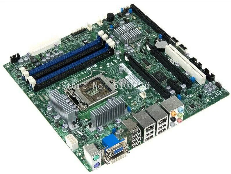 

desktop Server motherboard for C7SIM-Q 1156 will test before shipping