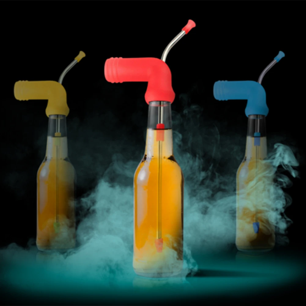 

Практичная силиконовая двойная трубка для пива, трубочки для кур, солома для вечерние, бара, аксессуары для пивоварения