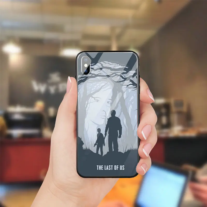 PC TPU Tempered Glass Phone Cases Cover for iPhone 5 5S SE 8 7 6 6S Plus X XR XS Max 10 Coque Bags Fashion The Last Of Us Diy | Мобильные
