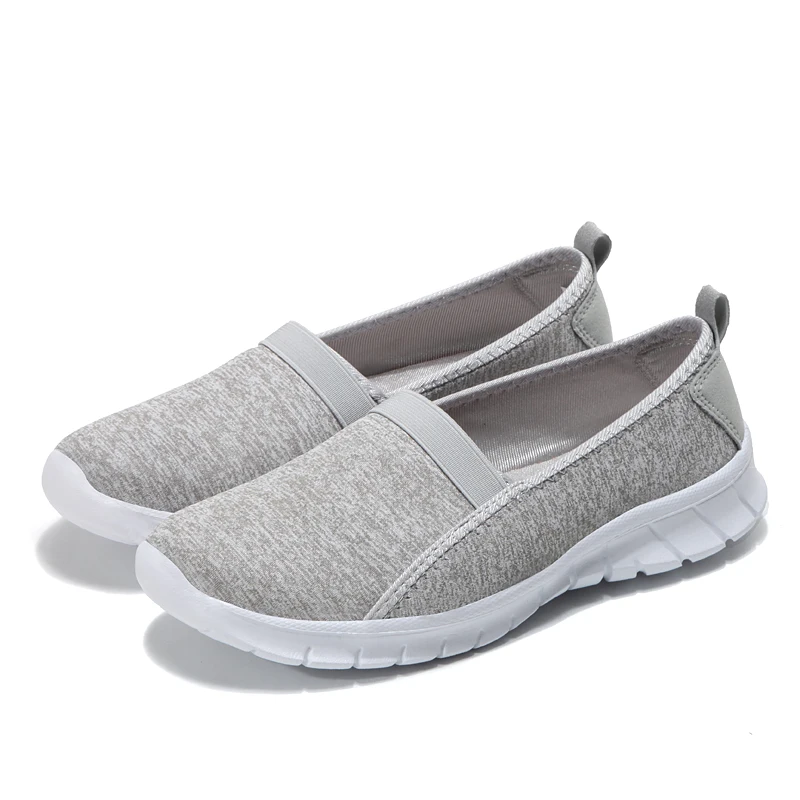 

2018 brand mesh breathable Summer shoes women loafers Slip on Shoes women Casual flats shoes New zapatillas shoes plus size35-46