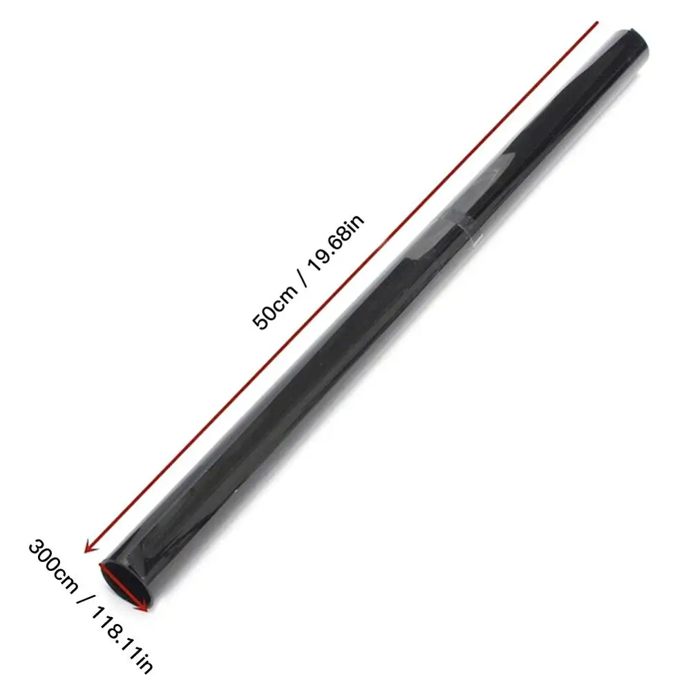 

10ft Feet Black Car Window Foils Tint Tinting Film Roll Car Auto Home Window Glass Summer Solar UV Protector Sticker Films