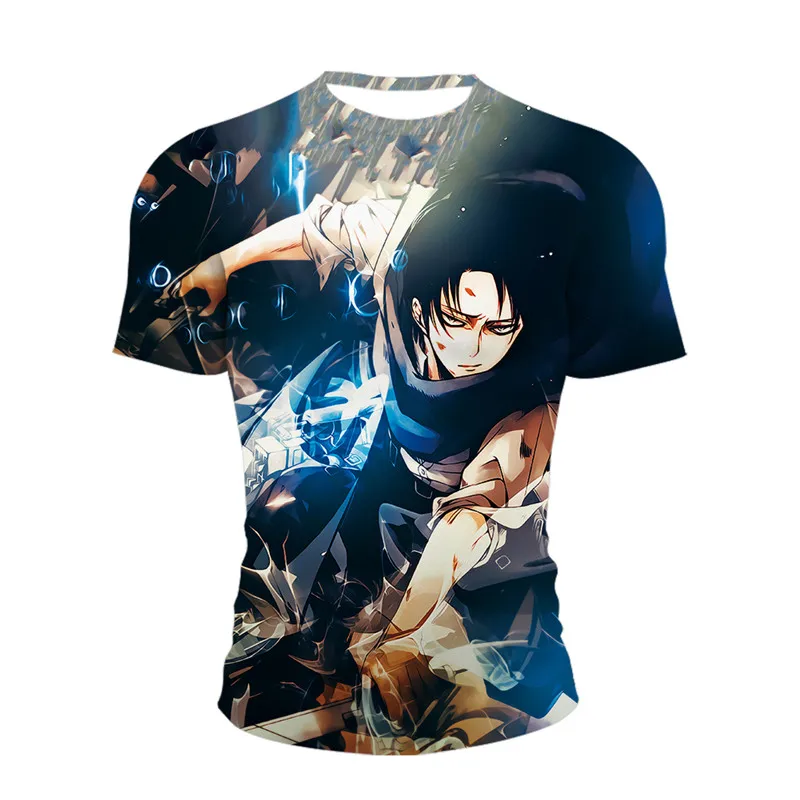 

Attack On Titan Anime Clothes T Shirt Manga Camisetas For Men Tops Ropa Hombre Tee Camisa Masculina Verano Koszulki Chemise