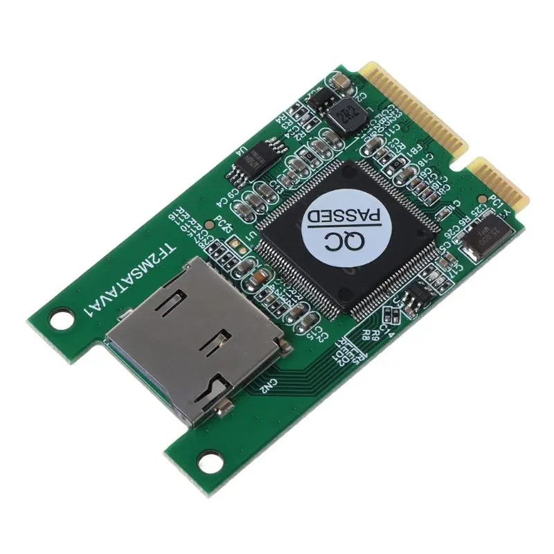 Micro SD TF карта в Mini PCI E mSATA SSD твердотельный накопитель адаптер конвертер для ПК