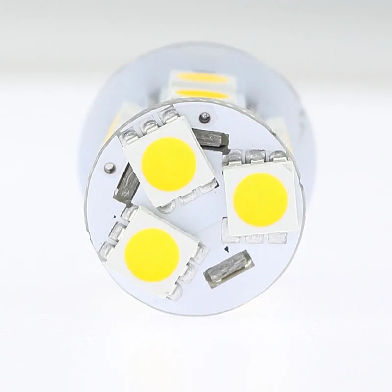 Диммируемая 13 Светодиодная лампа G4 5050SMD лампочка 12VDC 12VAC 24VDC 24VAC белый теплый 10