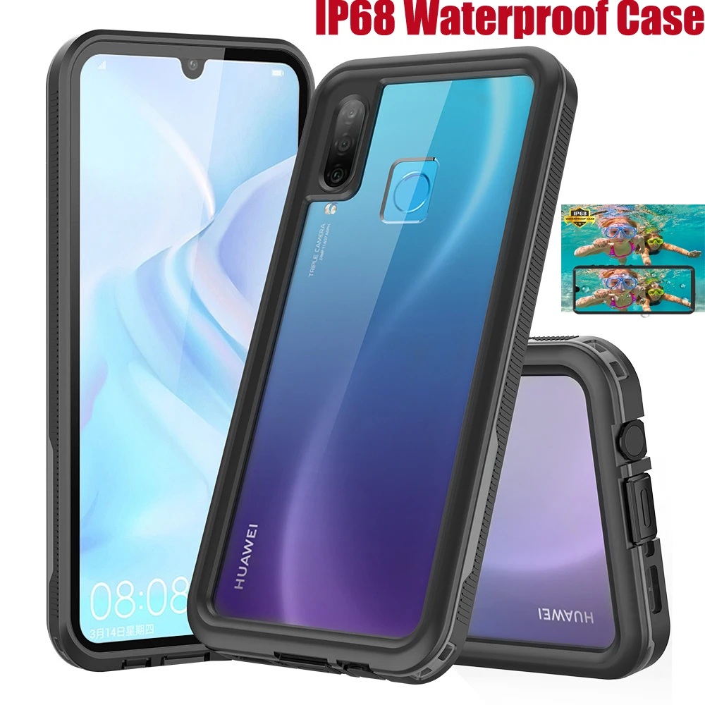 

20pc For Huawei P40 P30 P20 Pro Lite Waterproof IP68 Diving Swim Proof Phone Case for Huawei Mate 30 20 Pro Outdoor Sport Coque