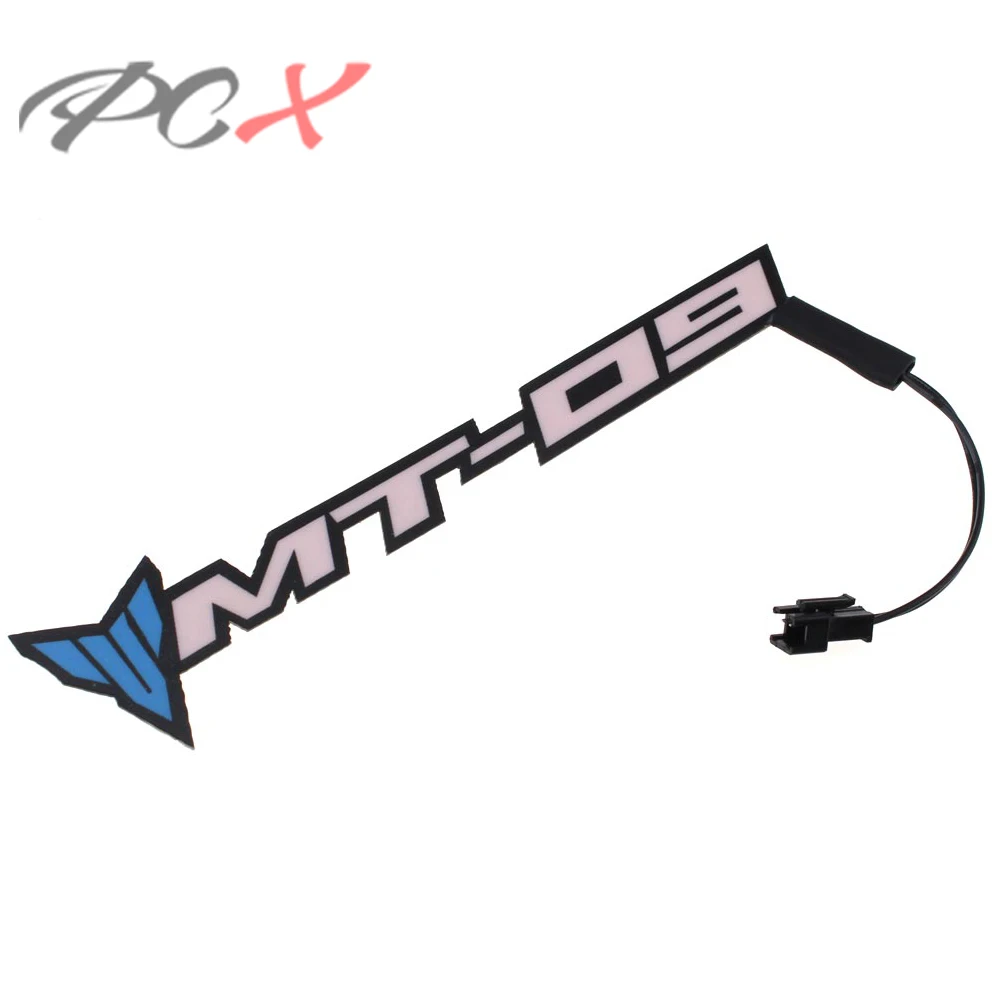 Светодиодные мотоциклетные колеса обтекатель шлем бак Pad украшение логотип