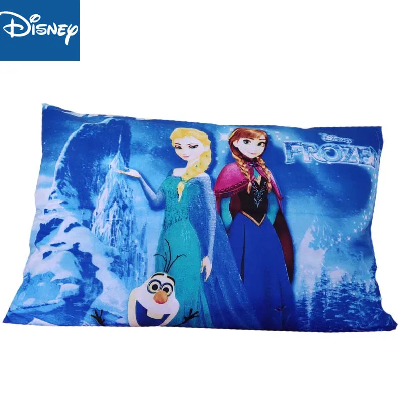 

Disney blue Pillowcases shams 1pcs Cartoon Princess Frozen Elsa Snow White Sofia Snow White Couple Pillow Cover Decorative gift