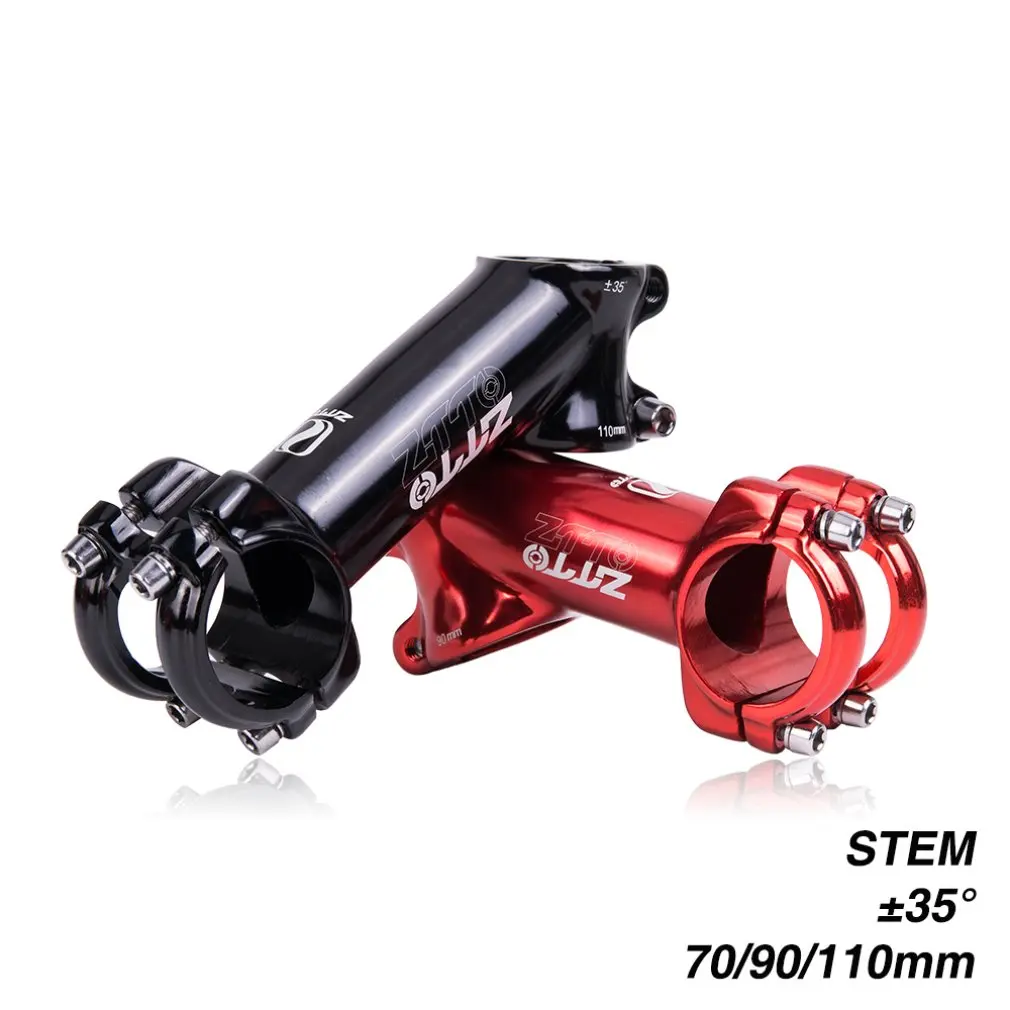 35 Degree High-Strength Lightweight 31.8mm Polished Stem for XC AM MTB Mountain Road Bike Bicycle Part Accessories | Спорт и
