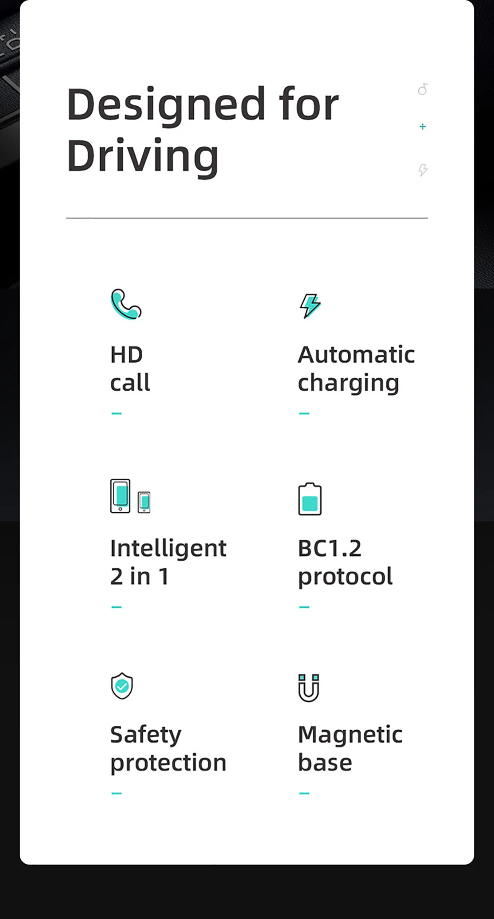 Joyroom JR-CP1, портативная маленькая Беспроводная стереогарнитура, в уши, usb, быстрое зарядное устройство для мобильного телефона, автомобильное зарядное устройство с Bluetooth, наушники