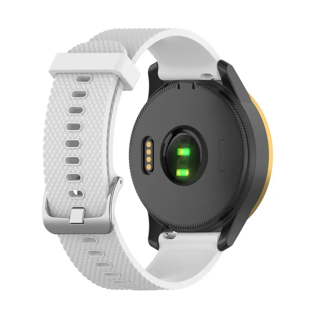 Силиконовые спортивные часы ремешок браслет для Garmin Venu Vivoactive 3 vivomove HR Amazfit GTS Samsung