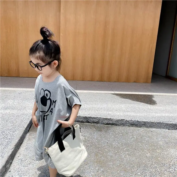 Футболки с графическим рисунком для девочек и мальчиков милые летние рубашки в