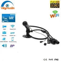 wifi 1080p pinhole bullet mini ip camera surveillance network camera imx307 p2p audio ip camera