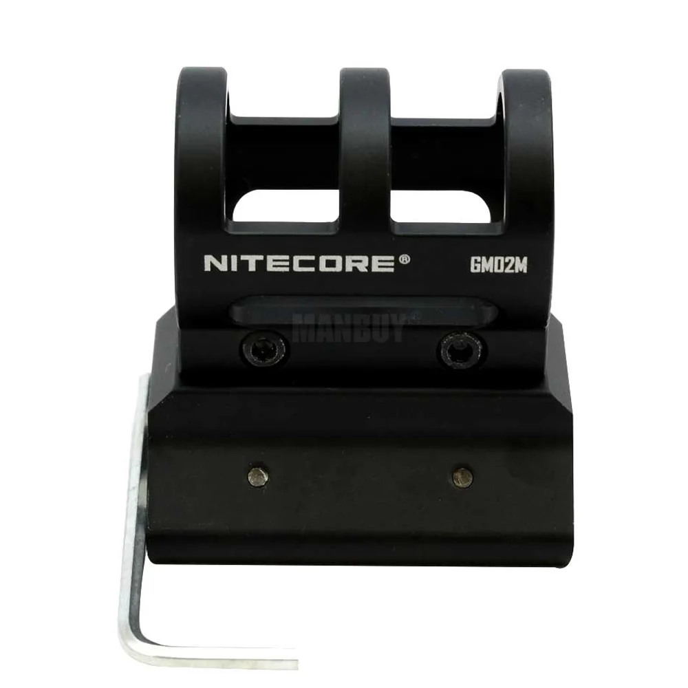 Nitecore Магнитный оружейный пистолет крепление GM02MH 24~ 26 мм аксессуары для фонарика алюминиевый сплав подходит P12GT MH27 MH20 SRT7GT MH40GTR