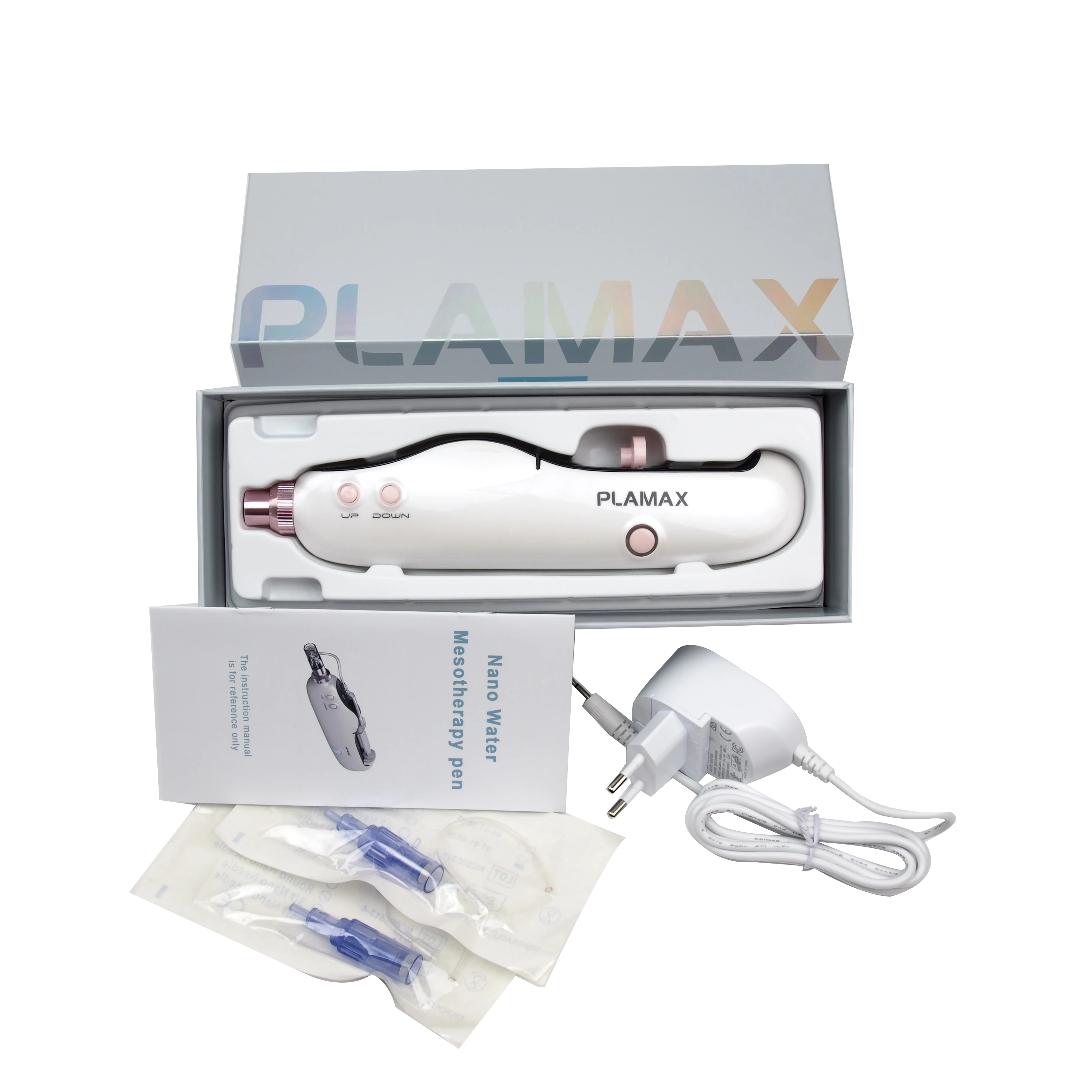 Автоматическая ручка Plamax Hydra Mesogun с гиалуроновой кислотой беспроводной DermaPen для