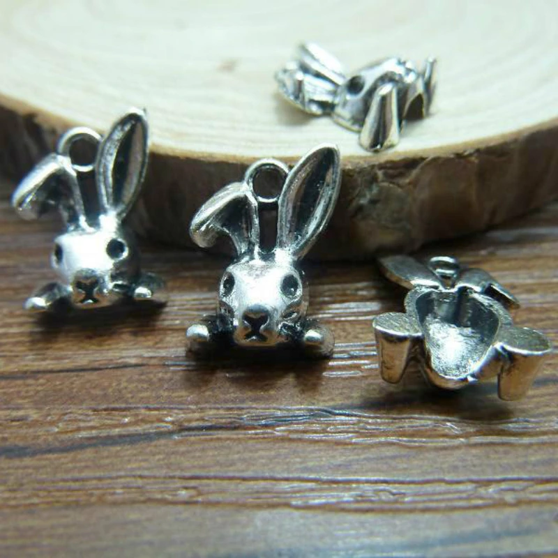 Подвеска для изготовления ювелирных изделий в античном стиле цвет серебро 50 шт 10