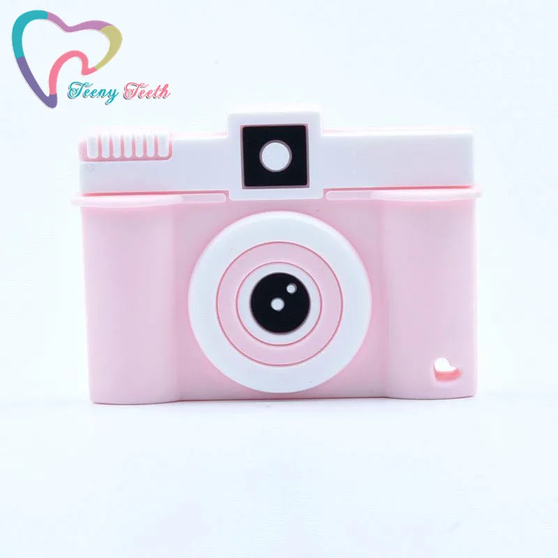 10 PCS Soft Silicone Camera Shaped Teether Toddler Molar Teeth Pain Relief Tool Kids Educational Toy Baby Shower Gift | Мать и ребенок