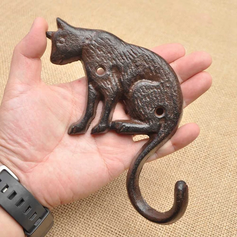 Горячая продажа ретро ностальгические старая мебель чугунный крючок настенные