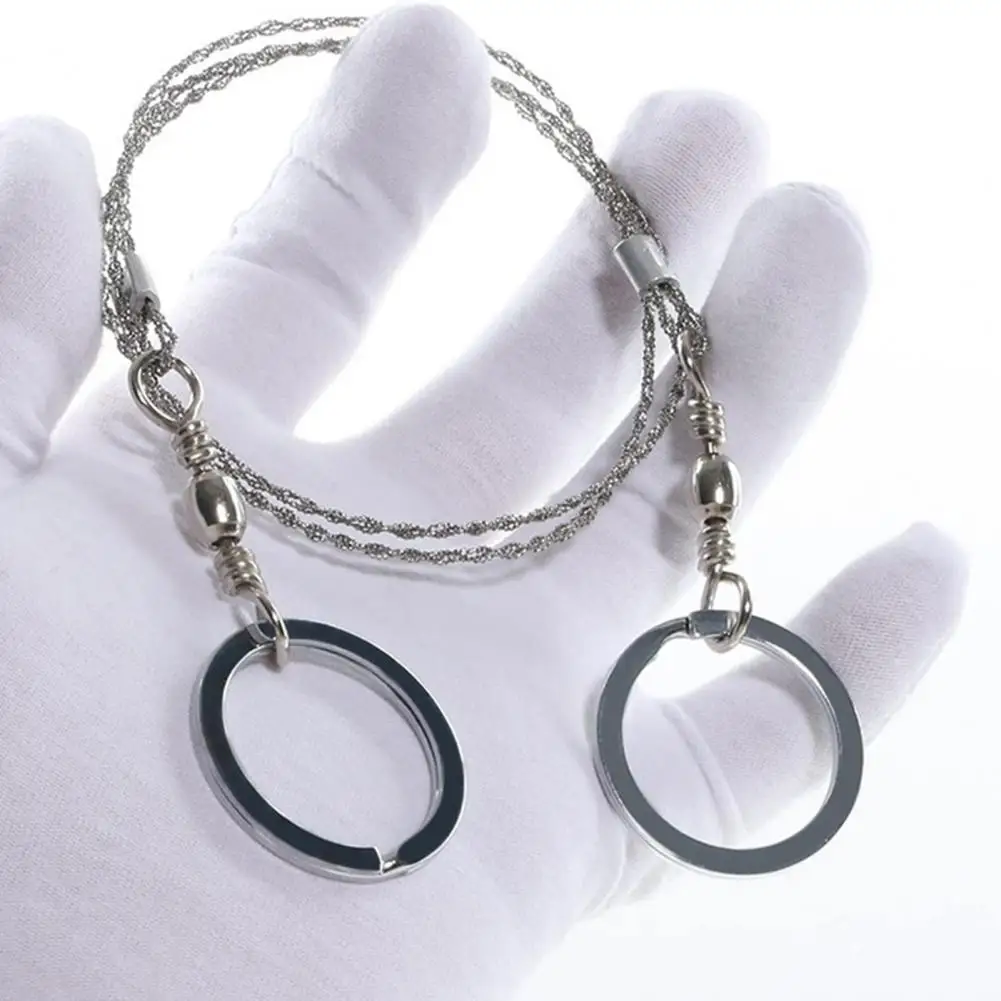 

Портативная ручная проволочная пила, высокопрочная цепная пила из стали, для выживания, кемпинга, пешего туризма