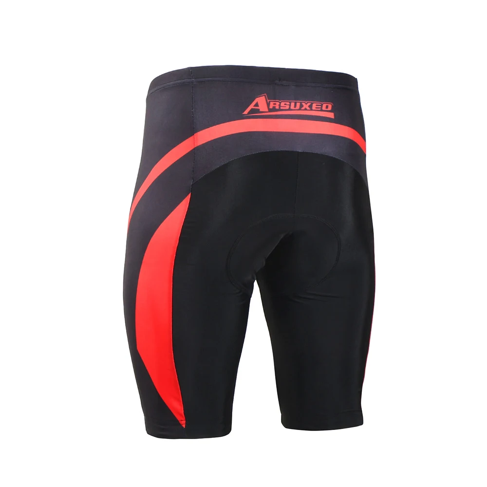 Arsuxeo мужская летняя футболка с короткими рукавами + для велоспорта 3D шорты