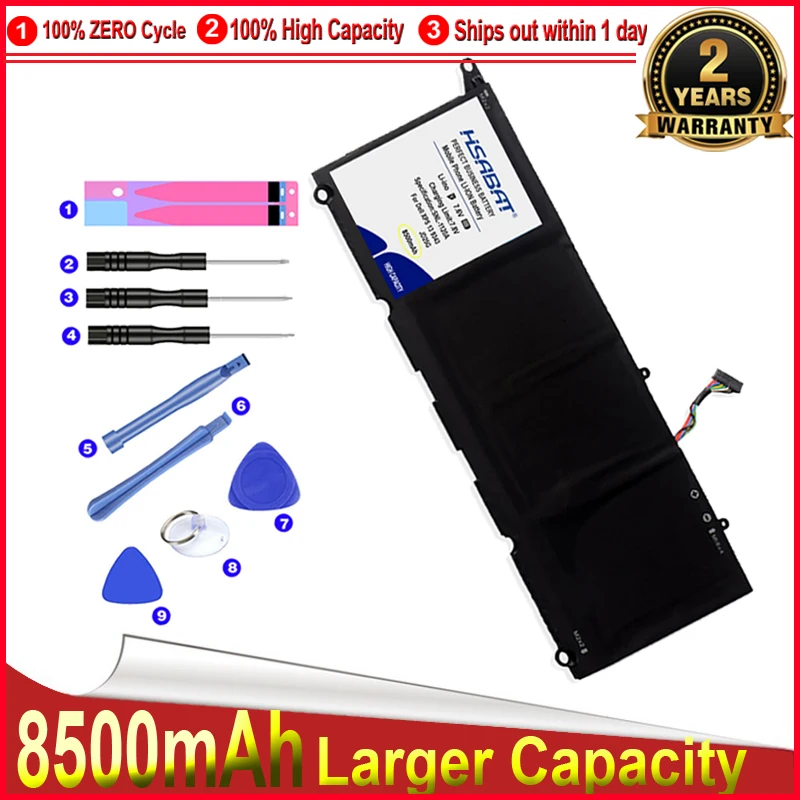 HSABAT 0 цикл 90V7W JHXPY JD25G 090V7W Аккумулятор для Dell XPS 13 9343 XPS13 9350 13D-9343 P54G 0N7T6 5K9CP RWT1R 0DRRP |