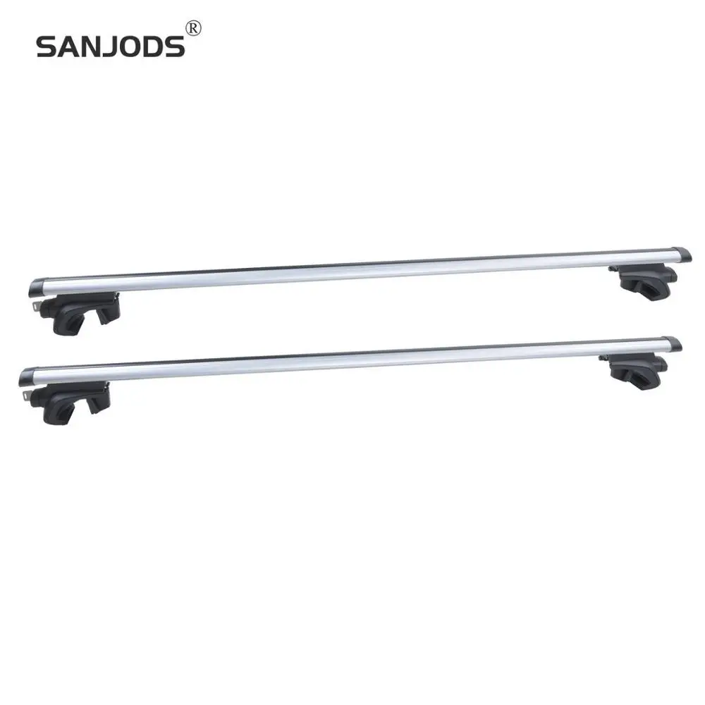 

SANJODS Car Roof Rack Bar 2-Piece Universal Aluminum Roof Top Cross Bar Set Features Keyed Locking Mechanism