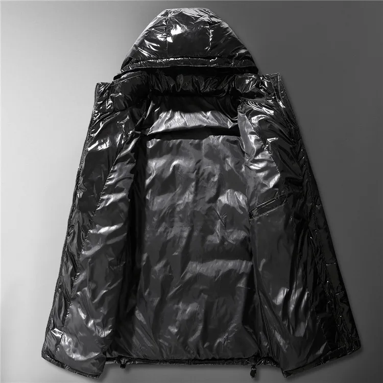 Мужская зимняя длинная куртка с капюшоном размеры до 9XL | одежда