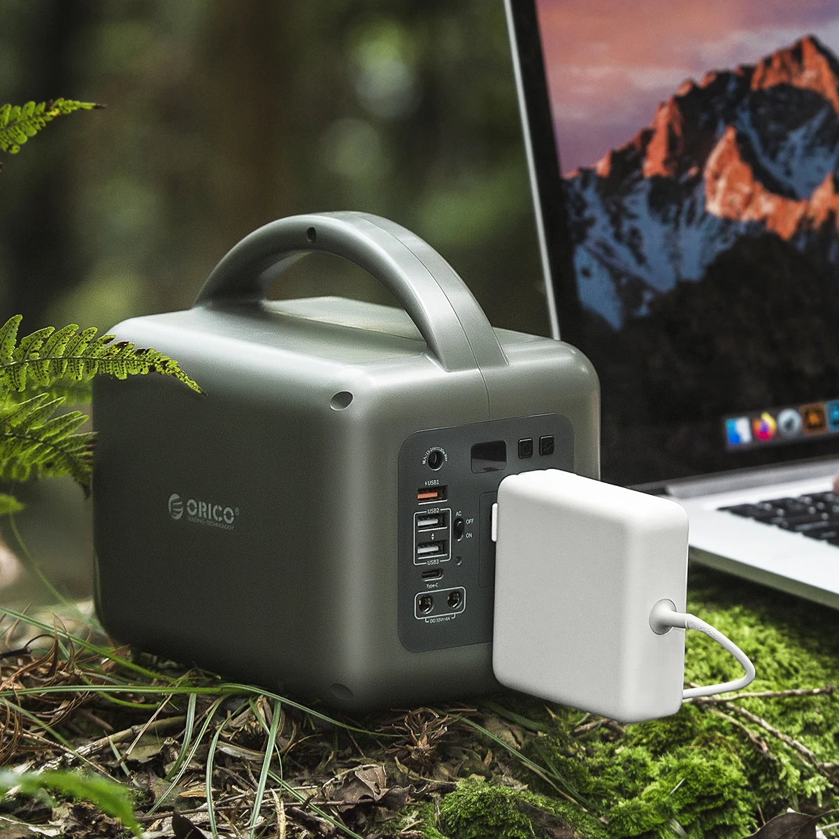 ORICO-estaci&oacute;n de energ&iacute;a port&aacute;til PD, carga r&aacute;pida para viajes al aire libre, bater&iacute;a de respaldo de 120W, salida de CA de 39000mAh, tipo C-2