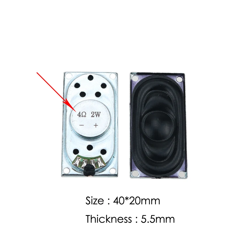 Динамик для ноутбука YuXi 1 шт. звуковой сигнал 2 Вт 4R 8R 4020 3520 5030 громкий динамик 4 8 Ом