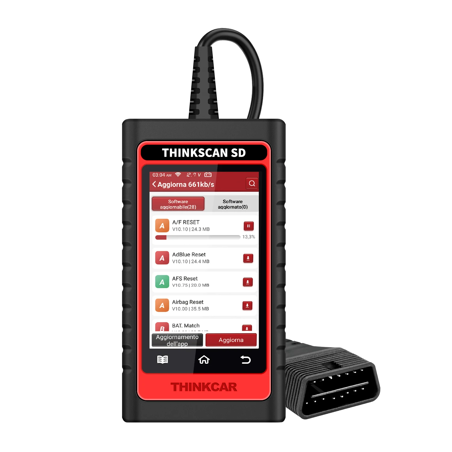 THINKCAR Thinkscan SD2 OBD2 автомобильный сканер ABS SRS профессиональные диагностические