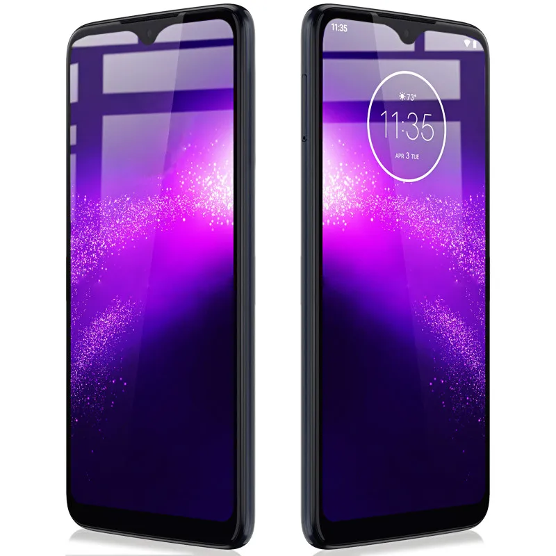 Imak Pro + Защитная пленка для экрана Moto One Macro / G8 Play полное покрытие закаленное стекло